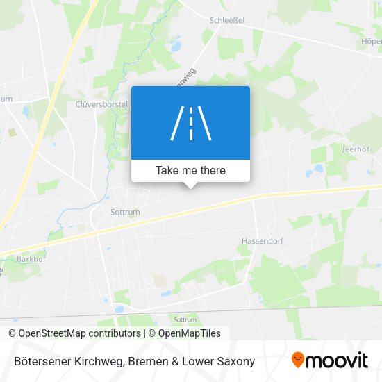 Bötersener Kirchweg map