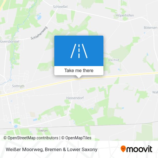 Weißer Moorweg map