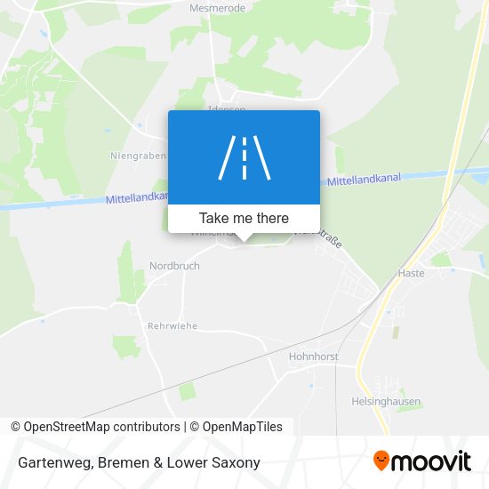 Gartenweg map