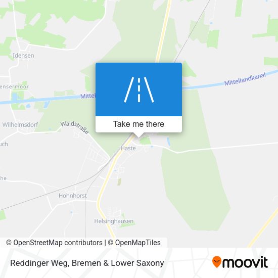 Reddinger Weg map
