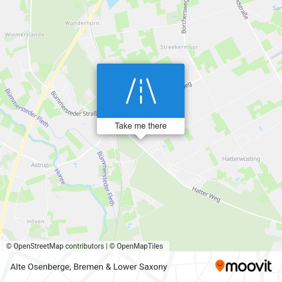 Alte Osenberge map