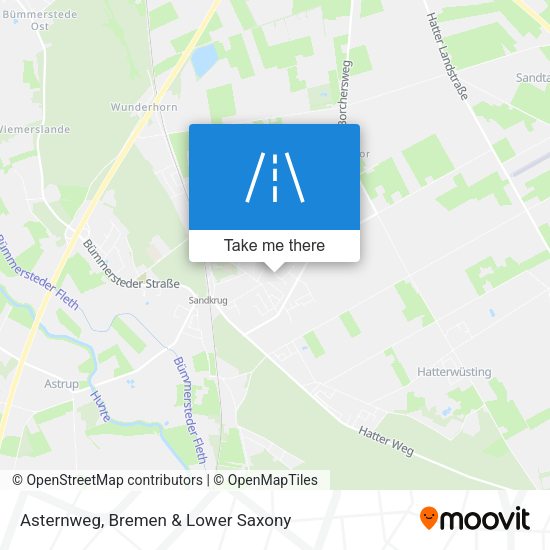 Asternweg map