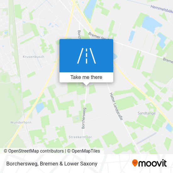 Borchersweg map
