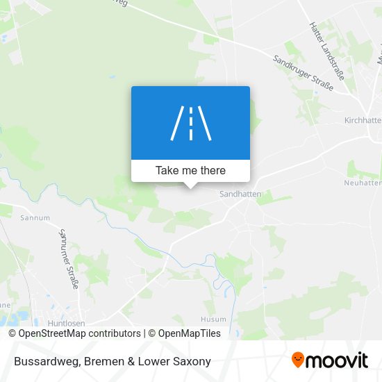 Bussardweg map