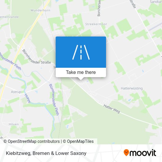 Kiebitzweg map