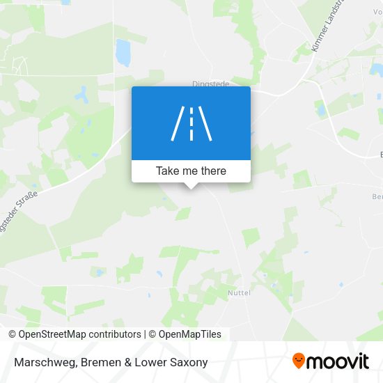 Marschweg map