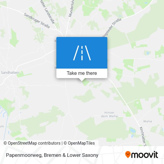 Papenmoorweg map