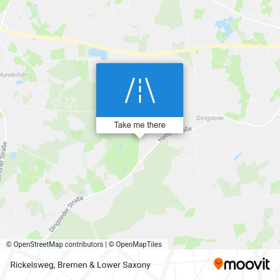 Rickelsweg map