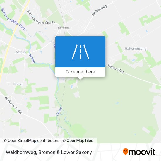 Waldhornweg map