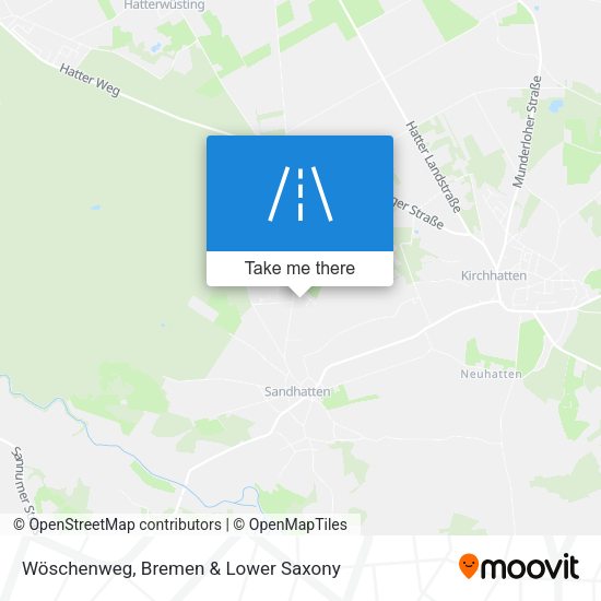 Wöschenweg map