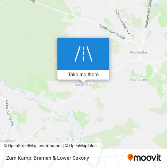 Zum Kamp map