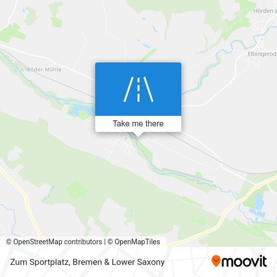 Zum Sportplatz map