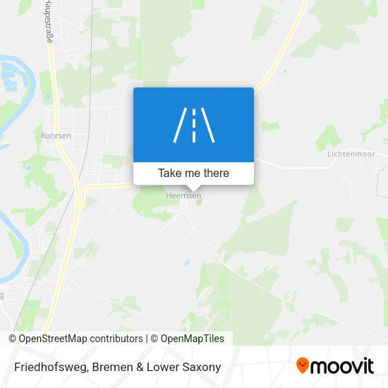 Friedhofsweg map
