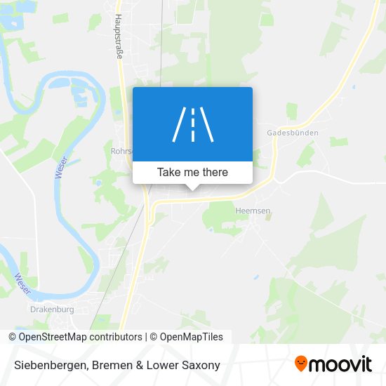 Siebenbergen map