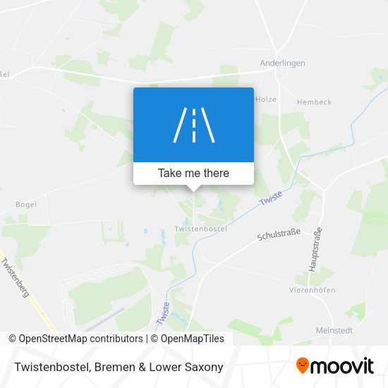 Twistenbostel map