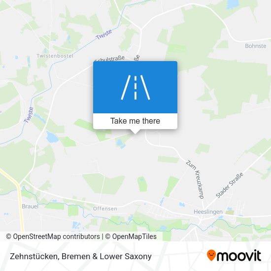 Zehnstücken map