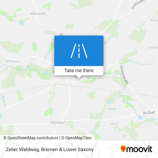 Zeller Waldweg map