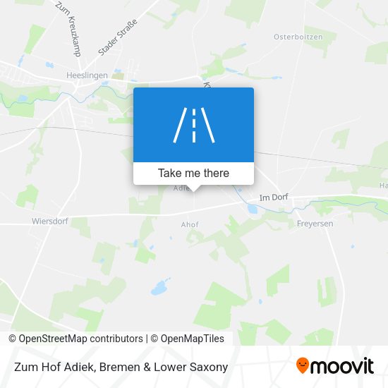 Zum Hof Adiek map