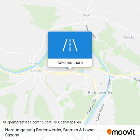 Nordumgehung Bodenwerder map
