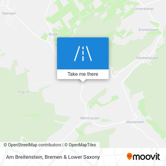 Am Breitenstein map