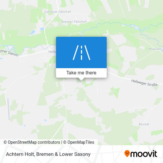 Achtern Holt map