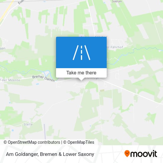 Am Goldanger map