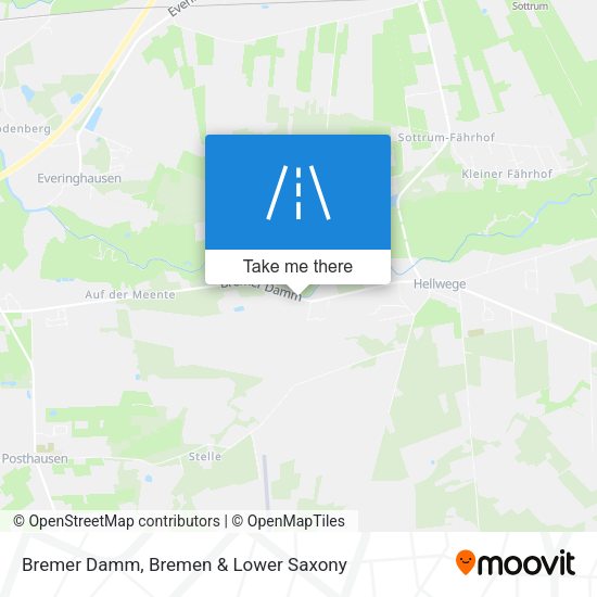 Bremer Damm map