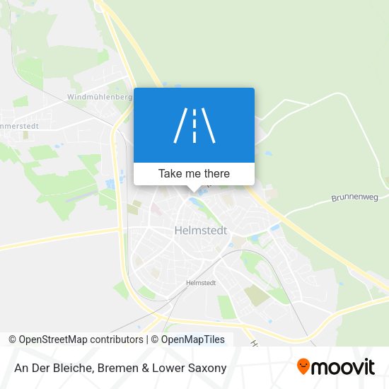 An Der Bleiche map