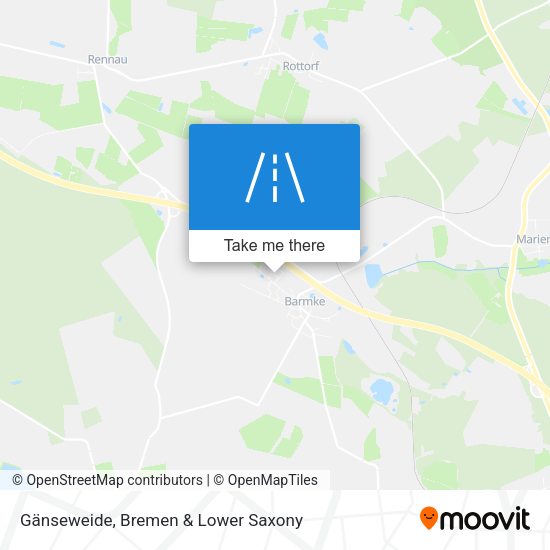 Gänseweide map