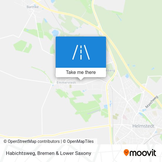 Habichtsweg map