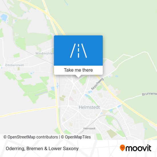 Oderring map