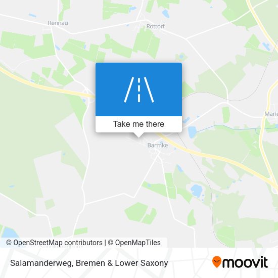 Salamanderweg map