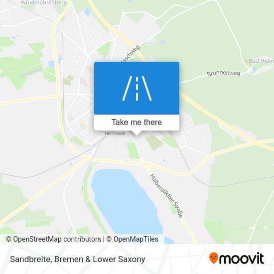 Sandbreite map