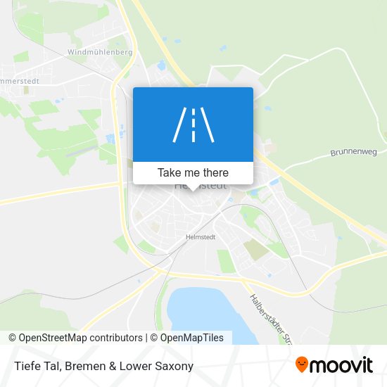 Tiefe Tal map
