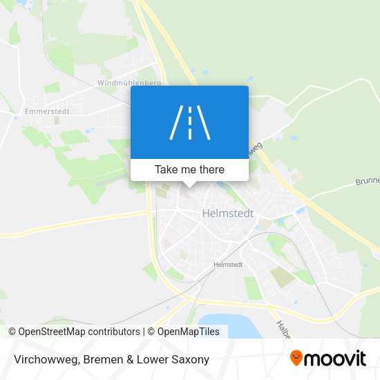 Virchowweg map
