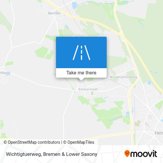 Wichtigtuerweg map