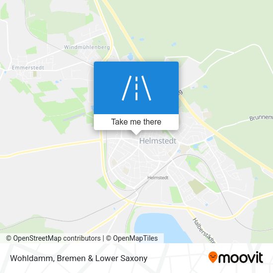 Wohldamm map