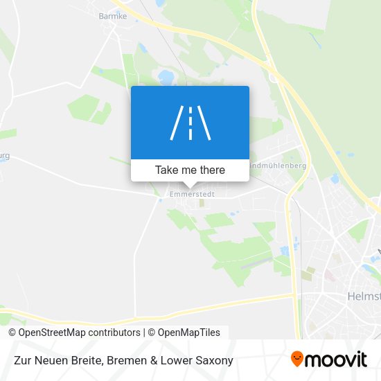 Zur Neuen Breite map