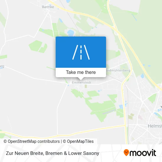 Карта Zur Neuen Breite