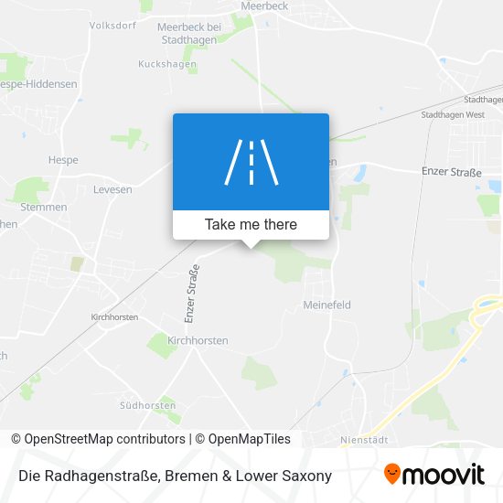 Die Radhagenstraße map