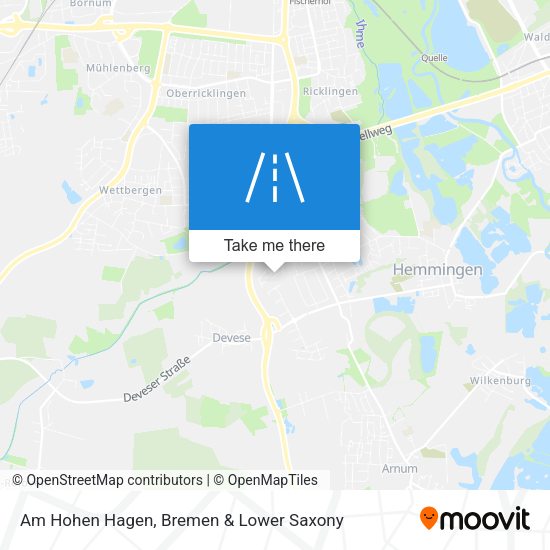 Am Hohen Hagen map