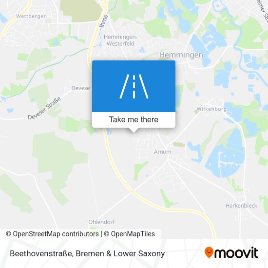 Beethovenstraße map