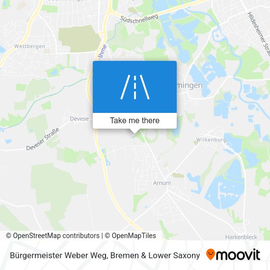 Bürgermeister Weber Weg map