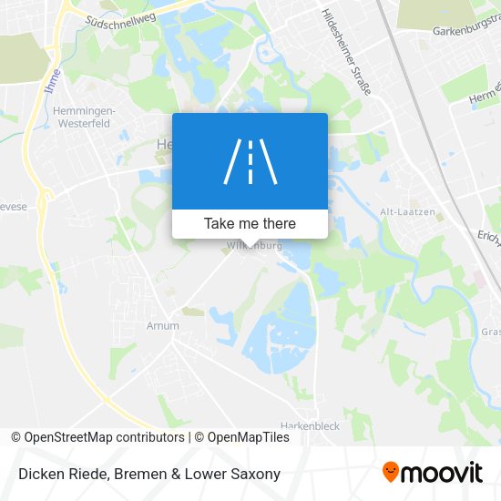 Dicken Riede map