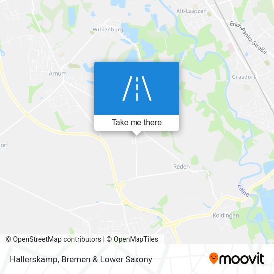 Hallerskamp map