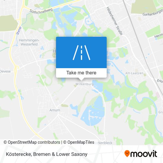 Kösterecke map