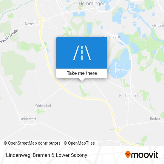 Lindenweg map