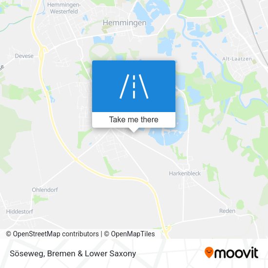 Söseweg map