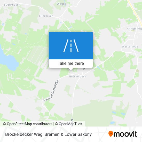 Bröckelbecker Weg map