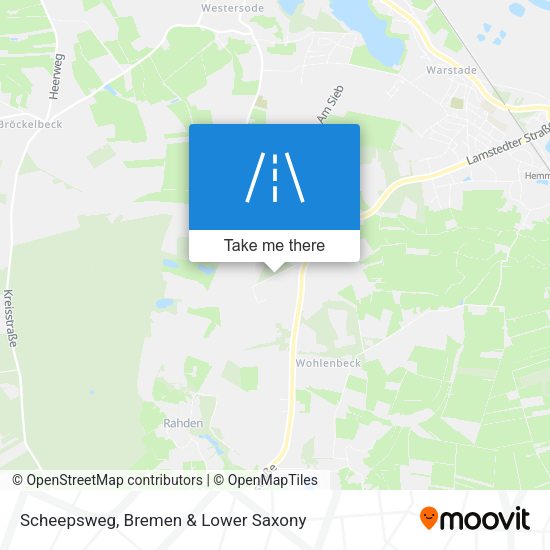 Scheepsweg map